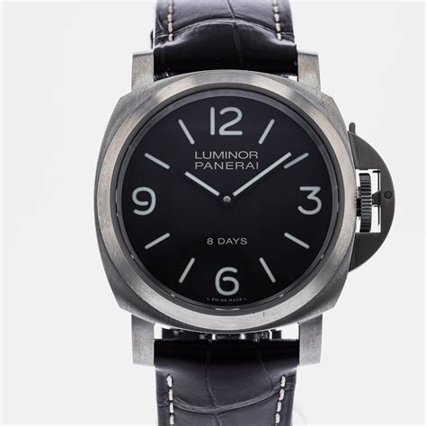 panerai luminor base 8 days titanio|Panerai Luminor Base 8 Days .